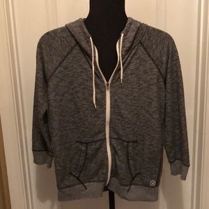 AE Light Grey Hoodie Full ZIP